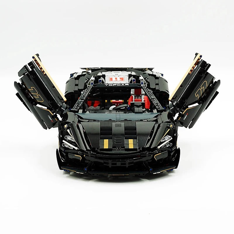 GULY-10625 1:8 Sports Car McLaren 720S Building Block Set 3658pcs Adult Collector Collectible Model Kit