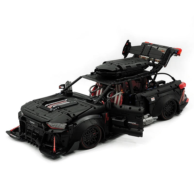 GULY-10645 1:8 Sports Car RS6 Building Block Set 4189pcs Adult Collector Collectible Model Kit