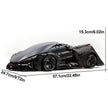 GULY-10644 1:8 Sports Car Lamborghini Concept Vehicle Building Block Set 2884pcs Adult Collector Collectible Model Kit