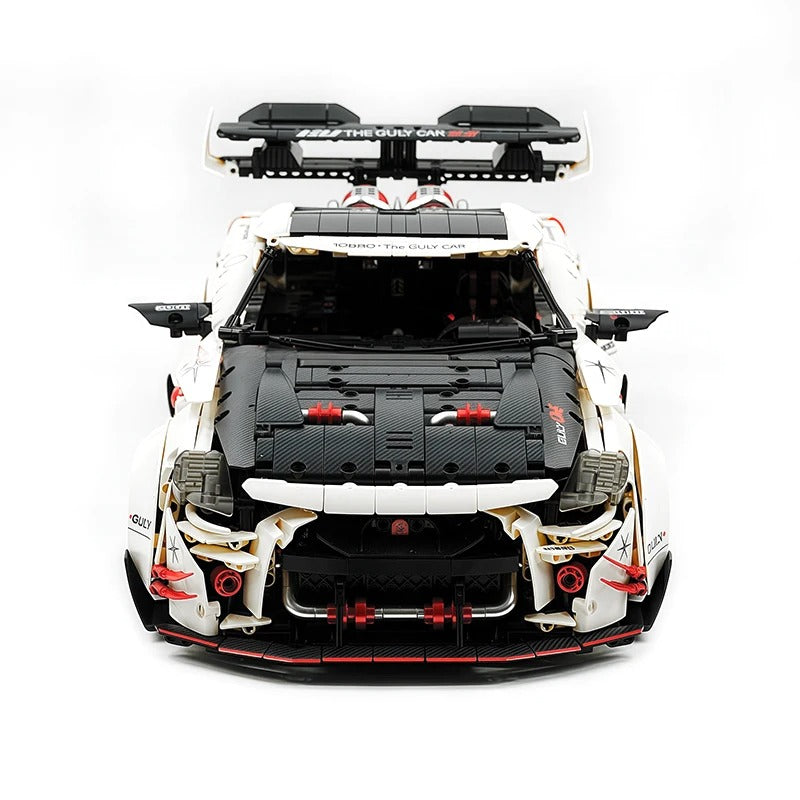 GULY-10630 1:8 Sports Car Supercar GTR Building Block Set 3939pcs Adult Collector Collectible Model Kit