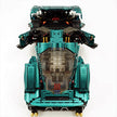 GULY-10621 1:8 Sports Car Alfa Romeo Chrome Version Building Block Set 4208pcs Adult Collector Collectible Model Kit