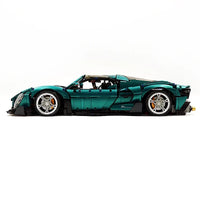 Zuma Green Supercar Model Building Blocks 4208pcs
