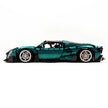 GULY-10621 1:8 Sports Car Alfa Romeo Chrome Version Building Block Set 4208pcs Adult Collector Collectible Model Kit