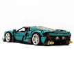 GULY-10621 1:8 Sports Car Alfa Romeo Chrome Version Building Block Set 4208pcs Adult Collector Collectible Model Kit
