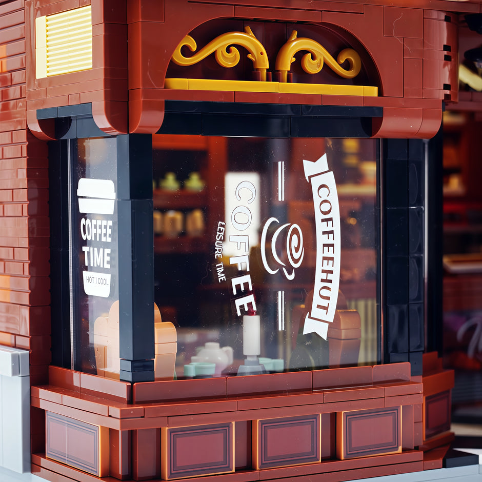 JD131 American-style coffee shop architecture 1904pcs