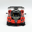 MOC Technic Building Block Car, 1:8 Scale Mirror Electroplated Blood Red Supercar Model Inspired by Pagani Zonda R, 3300 PCS Static Race Car Building Bricks, Adult Collectible Vehicle Gift