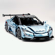 CADA-C64011 1:8 Sports Car YangWang U9 Custom Edition blue Building Block Set 3671pcs Adult Collector Collectible Model Kit