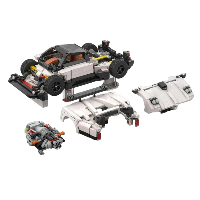 10-in-1 Supercar Compatible with 10295 Building Blocks DIY Toy
