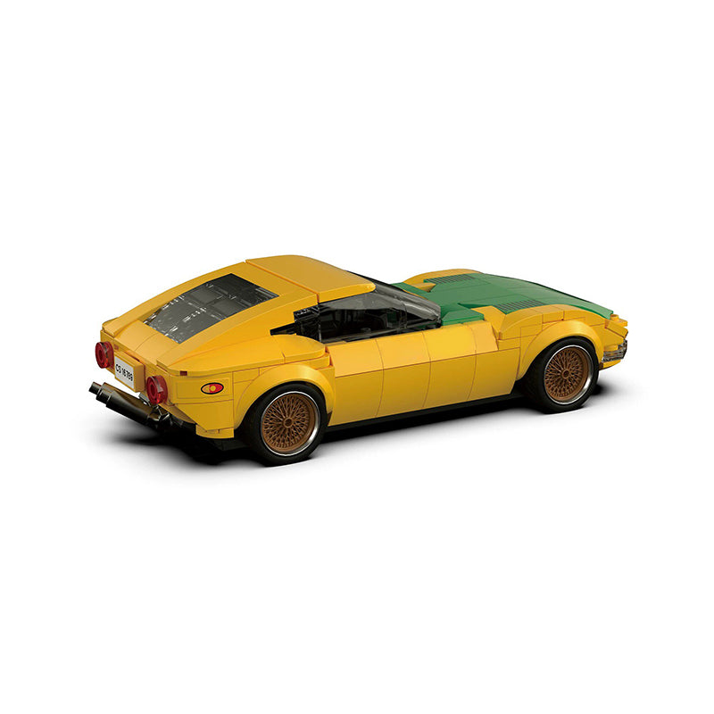 PB8879 Classic JDM Sports Car Building Blocks, 371 Pieces 1:32 Scale Retro Race Car Model, MOC Technical Building Brick Kit with Container Display Box, Desktop Decoration Gift for Adults & Teens
