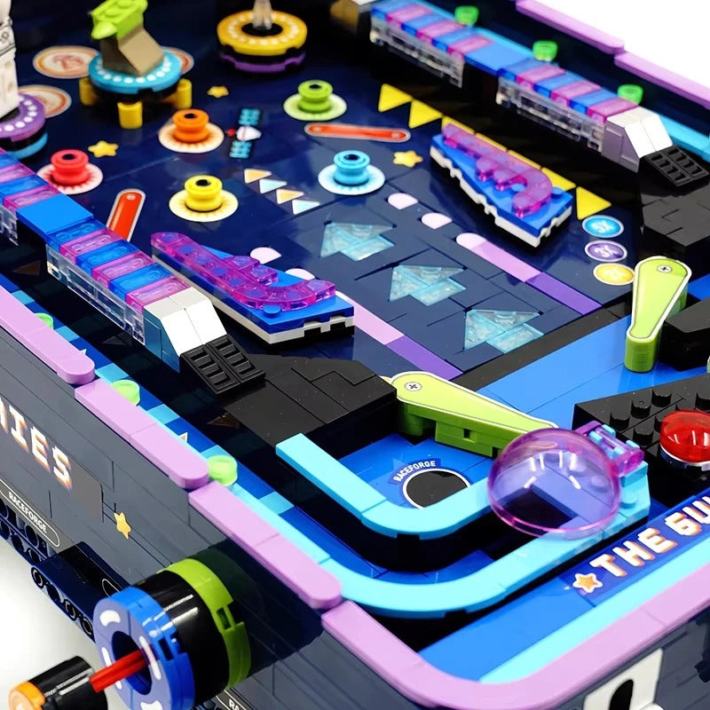 Arcade pinball machine Building Blocks Remote Control Toy 2309pcs