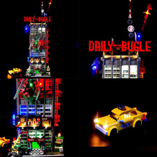 Remote Control DIY LED Light Kit For LEGO 76178 Daily Bugle