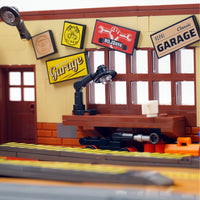 Vintage parking lot and repair shop 750pcs