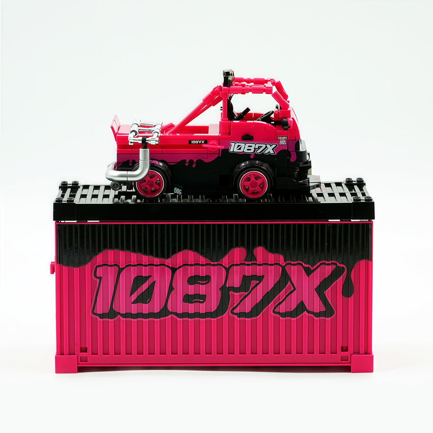 Brick Car 1081X Fleet Maintenance Truck 604pcs