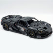 Technic Mclaren W1 Black Warrior Supercar Building Blocks Kit, 1:8 Scale Static Model Car, 4200+ PCS Collectible Race Car Building Set with Paper Manual, for Adults