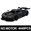 CADA-C64003 1:8 Sports Car Apollo IE Building Block Set 3865pcs Adult Collector Collectible Model Kit