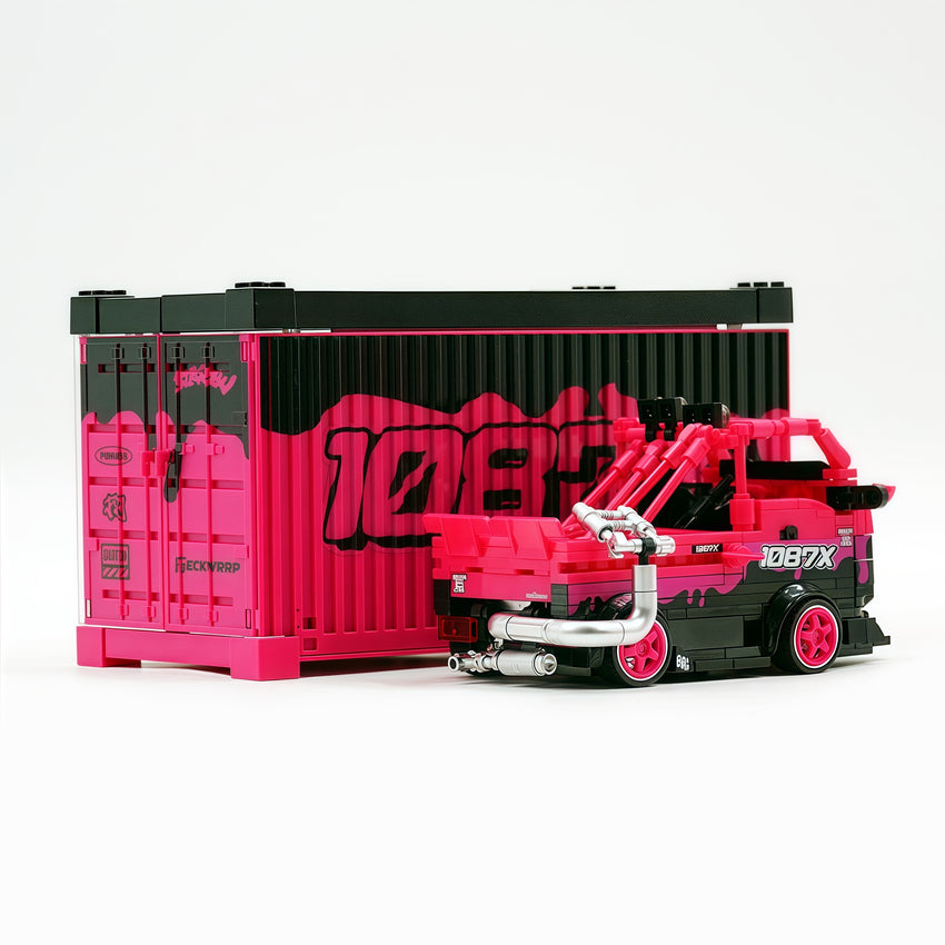 Brick Car 1081X Fleet Maintenance Truck 604pcs