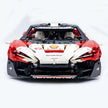 Technic McLaren W1 Classic Racing Livery Supercar Building Blocks Kit, 1:8 Scale Static Race Car Model, 4200+ PCS Adult Collectible Building Set with Paper Instruction Manual