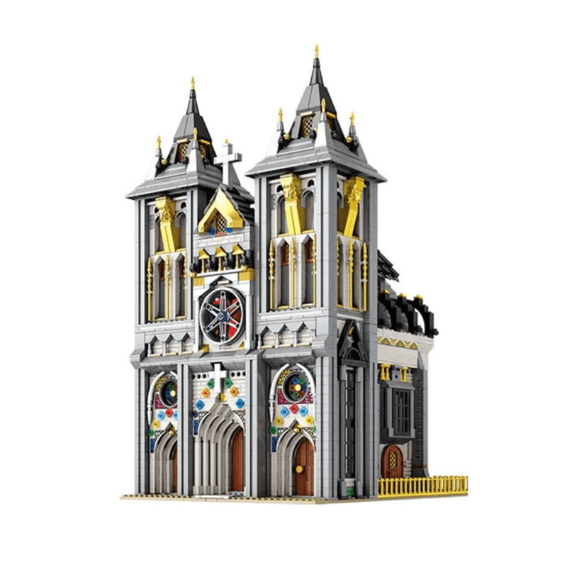 European century church building blocks 3467pcs