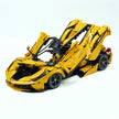 CADA-C61505 1:8 Sports Car LaFerrari Custom Yellow Building Block Set 4739pcs Adult Collector Collectible Model Kit