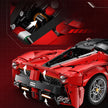 CADA-C61505 1:8 Sports Car LaFerrari Custom Purple Building Block Set 4739pcs Adult Collector Collectible Model Kit