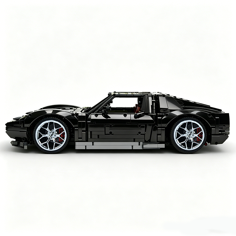 MOC-119000 1:8 Sports Car Lamborghini Miura Concept Building Block Set 3435pcs Collectible Model Kit with Custom Wheels