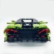 MOC-190653 1:8 Sports Car McLaren 600LT Building Block Set 2688pcs Collectible Model Kit with Custom Wheels