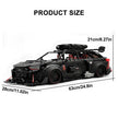 GULY-10645 1:8 Sports Car RS6 Building Block Set 4189pcs Adult Collector Collectible Model Kit