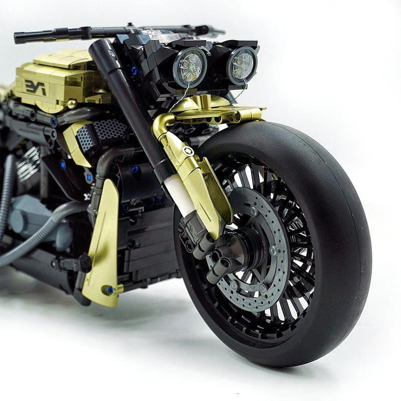 American Chopper Motorcycle Harley Night Luther 2427pcs