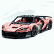 Technic McLaren W1 Painted Pig Pink Supercar Building Blocks Kit, 1:8 Scale Static Race Car Model, 4200+ PCS Adult Collectible Building Set with Paper Instruction Manual