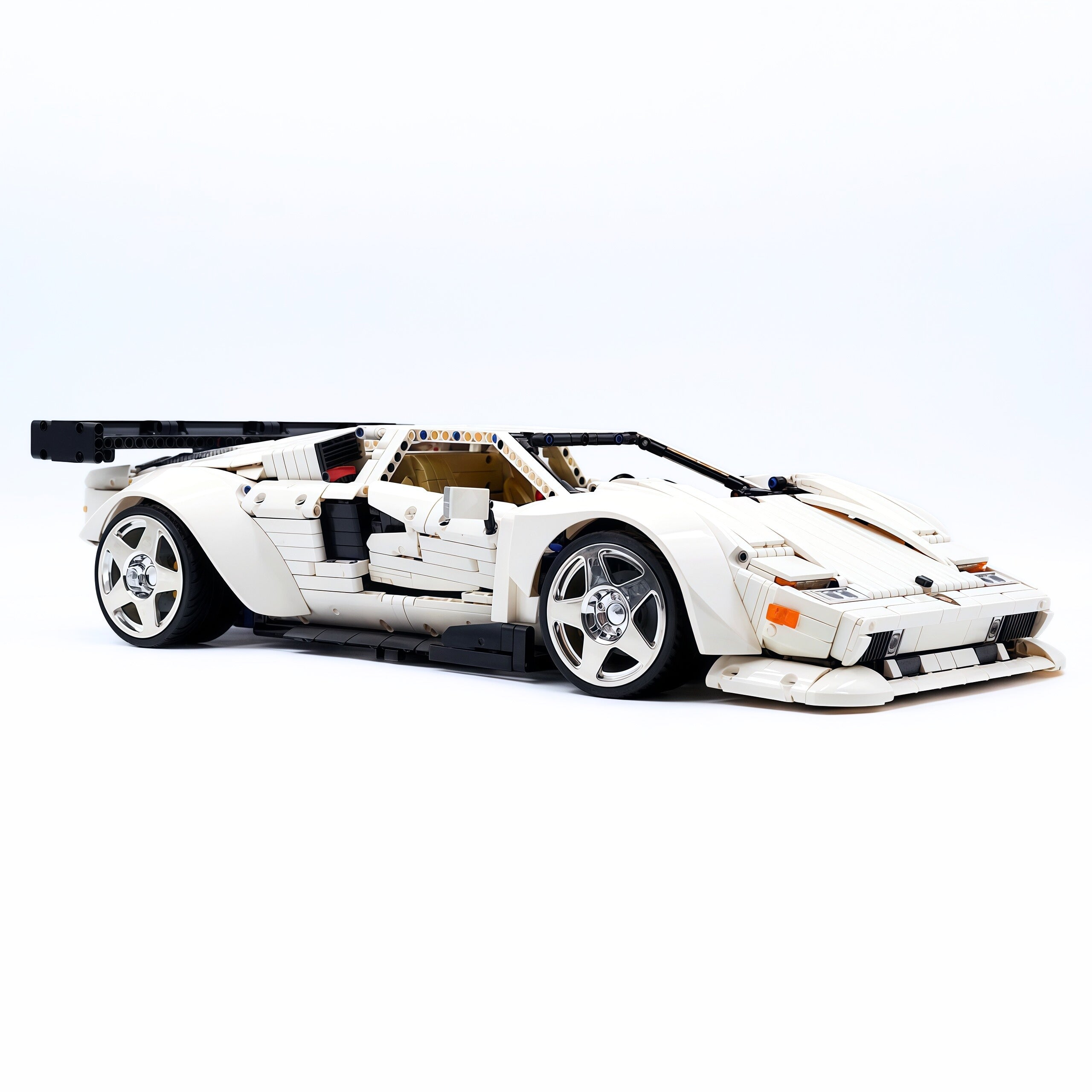 K BOX-10547 1:8 Sports Car Lamborghini Countach Building Block Set 4301pcs Adult Collector Collectible Model Kit