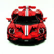 TGL-T5042 1:8 Sports Car Ford GT Custom Painted Red Building Block Set 3056pcs Adult Collector Collectible Model Kit