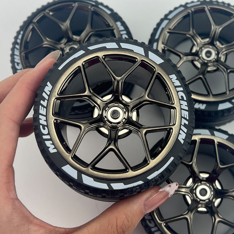 4PCS Wheels CADA Crafted Wheel Hub Accessories Wheel Compatible Scale 1:8 Car