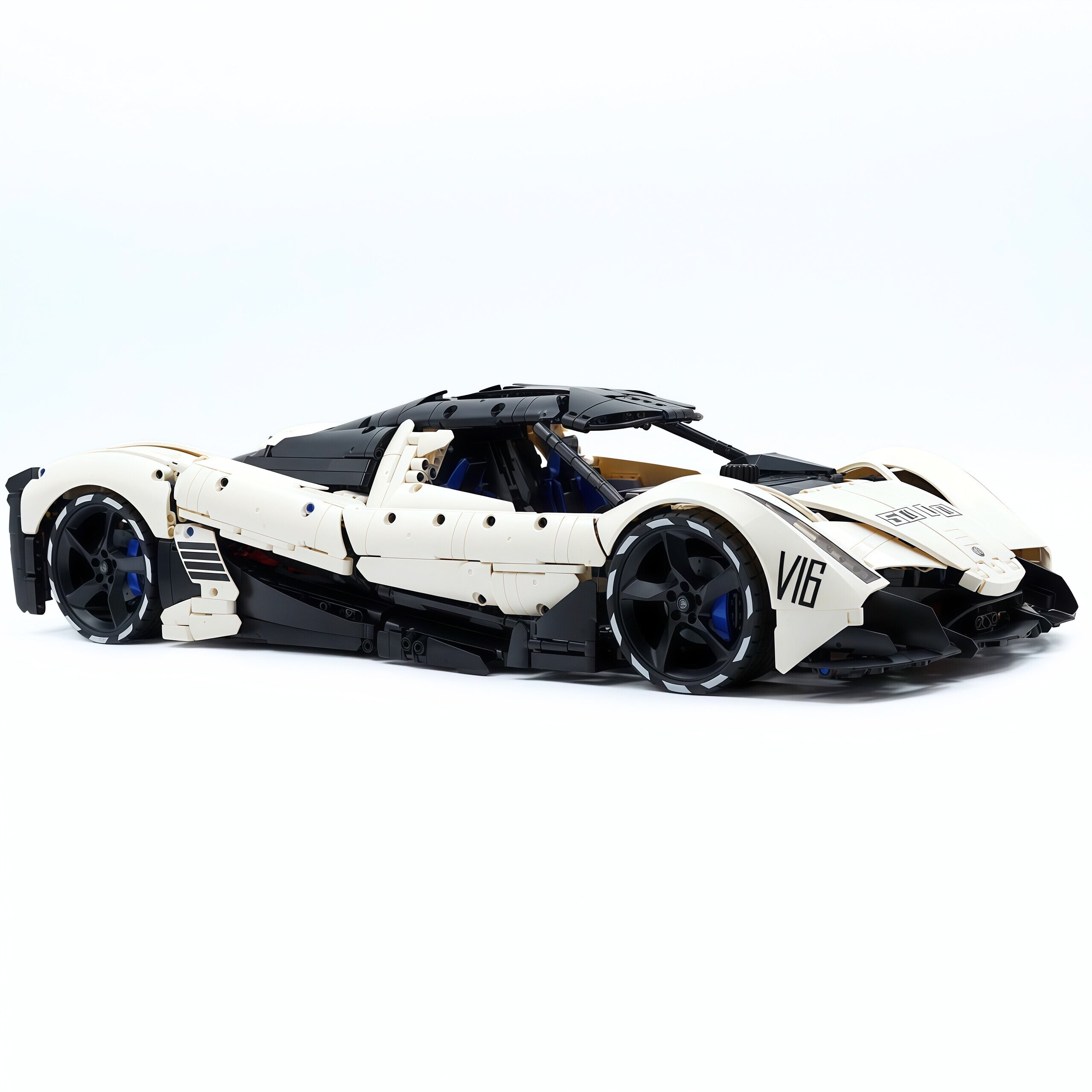 TGL-T5052 1:8 Sports Car Devel Sixteen V16 Building Block Set 4016pcs Adult Collector Collectible Model Kit