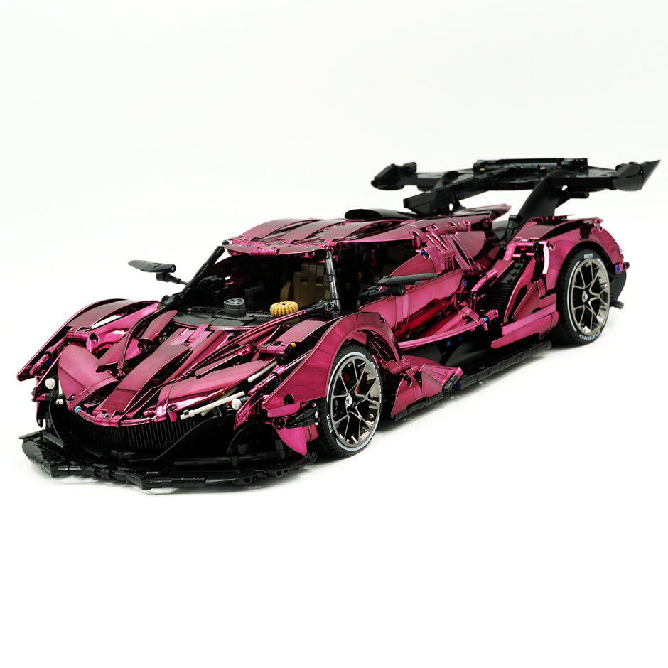 CADA-C61053 1:8 Sports Car Apollo Custom Electroplated Building Block Set 4449pcs Adult Collector Collectible Model Kit