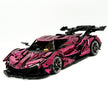 CADA-C61053 1:8 Sports Car Apollo Custom Electroplated Building Block Set 4449pcs Adult Collector Collectible Model Kit