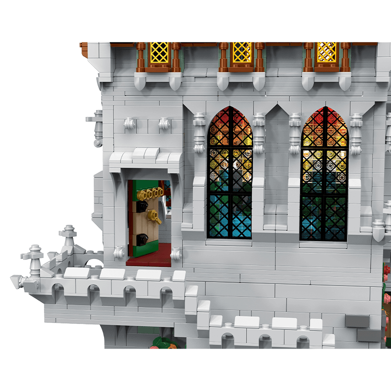 European Medieval Castle building block 8602pcs
