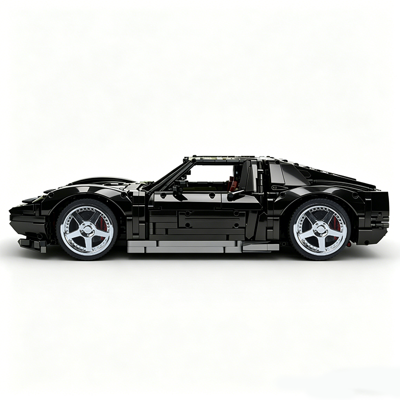 MOC-119000 1:8 Sports Car Lamborghini Miura Concept Building Block Set 3435pcs Collectible Model Kit with Custom Wheels