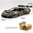 GULY 10629 Technic Supercar Building Blocks Set, 1:8 Scale Porsche 918 Wide‑Body Sports Car Model, 4306 Pcs DIY Assembly MOC Collectible Vehicle Kit for Adult Hobbyists