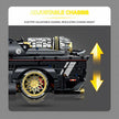 GULY-10637 1:8 Sports Car Dodge Challenger Building Block Set 3751pcs Adult Collector Collectible Model Kit