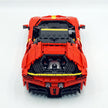 MOC-10664 1:8 Scale Supercar Building Blocks Set, 3797 PCS Technic Race Car Model, MOC Static Sports Car Building Bricks Kit, Adult Collectible Display Gift for Car Enthusiasts
