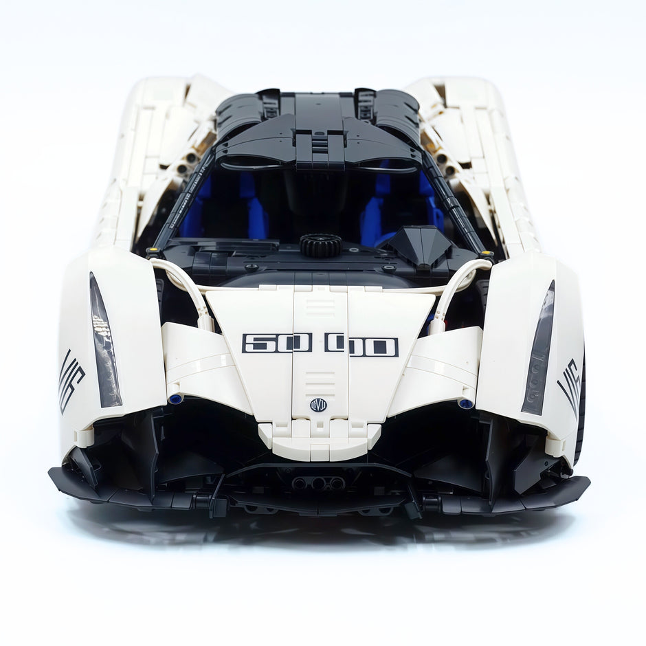 TGL-T5052 1:8 Sports Car Devel Sixteen V16 Building Block Set 4016pcs Adult Collector Collectible Model Kit