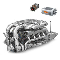 The Ultimate Chrome 5.5L V8 Engine & Gearbox 2898pcs