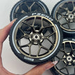 4PCS Wheels CADA Crafted Wheel Hub Accessories Wheel Compatible Scale 1:8 Car