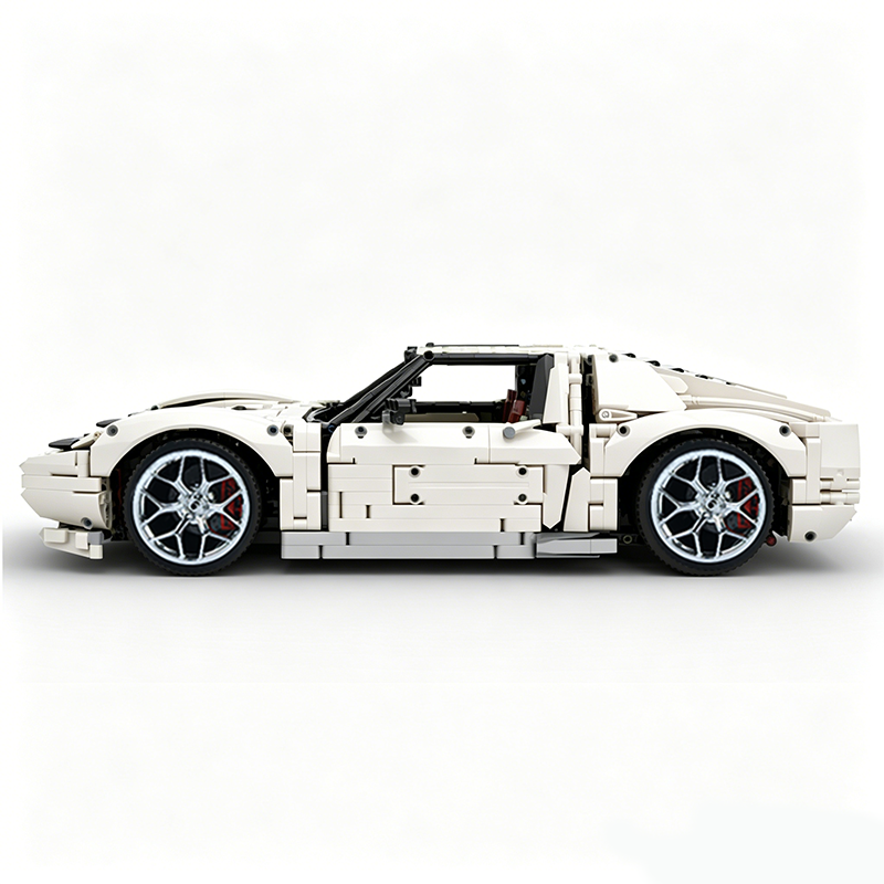 MOC-119000 1:8 Sports Car Lamborghini Miura Concept Building Block Set 3435pcs Collectible Model Kit with Custom Wheels