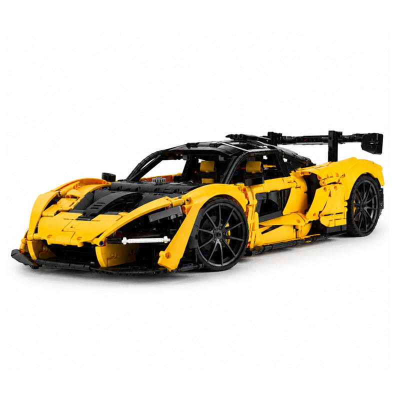 1:8 Scale McLaren Senna-Inspired Supercar MOC Building Blocks Set, 3703-Piece Sports Car Model Kit