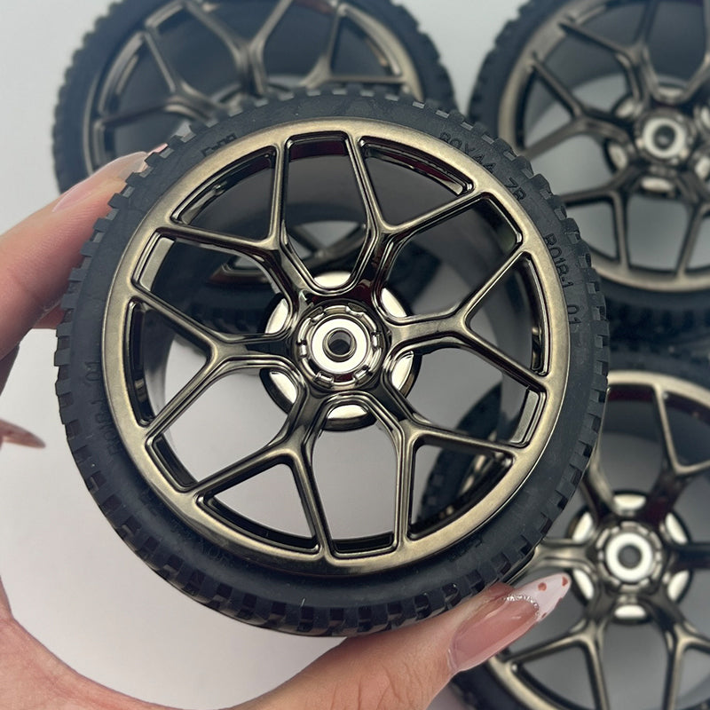 4PCS Wheels CADA Crafted Wheel Hub Accessories Wheel Compatible Scale 1:8 Car