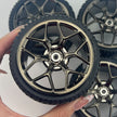 4PCS Wheels CADA Crafted Wheel Hub Accessories Wheel Compatible Scale 1:8 Car