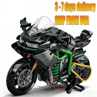 H2 Motorcycle Mechanical Building Blocks