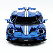 TGL-T5042 1:8 Sports Car Ford GT Custom Painted Blue Building Block Set 3056pcs Adult Collector Collectible Model Kit