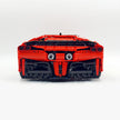 MOC-10664 1:8 Scale Supercar Building Blocks Set, 3797 PCS Technic Race Car Model, MOC Static Sports Car Building Bricks Kit, Adult Collectible Display Gift for Car Enthusiasts